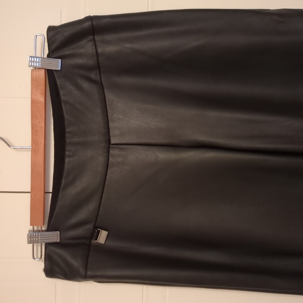 Faux leather pants size 8
